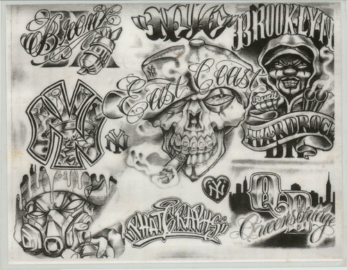 Gorgeous tattoo flash art - gorgeous,